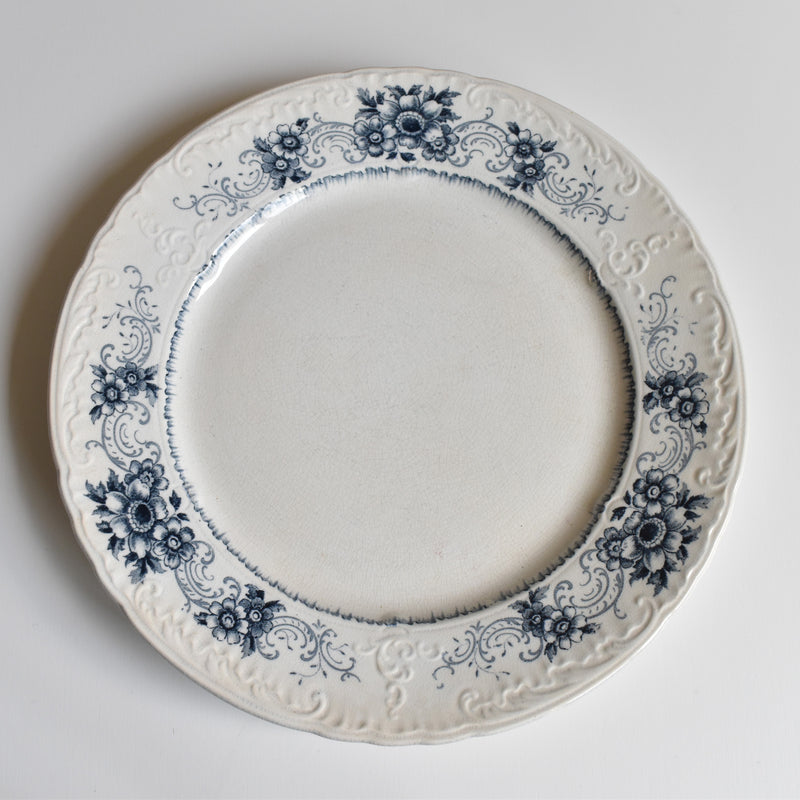 Antique Plate U&C Sarreguemines Aïda G