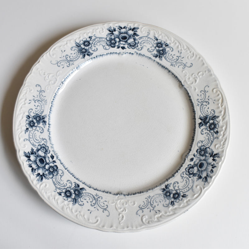 Antique Plate U&C Sarreguemines Aïda H