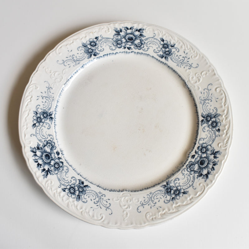 Antique Plate: U&C Sarreguemines Aïda I