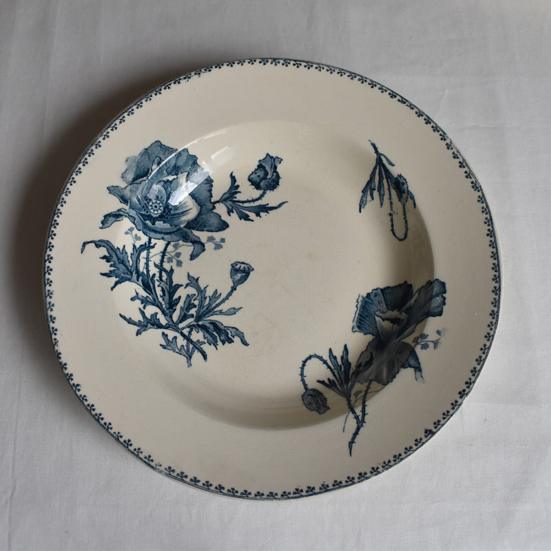 Antique Deep Dish U&C Sarreguemines Feria B