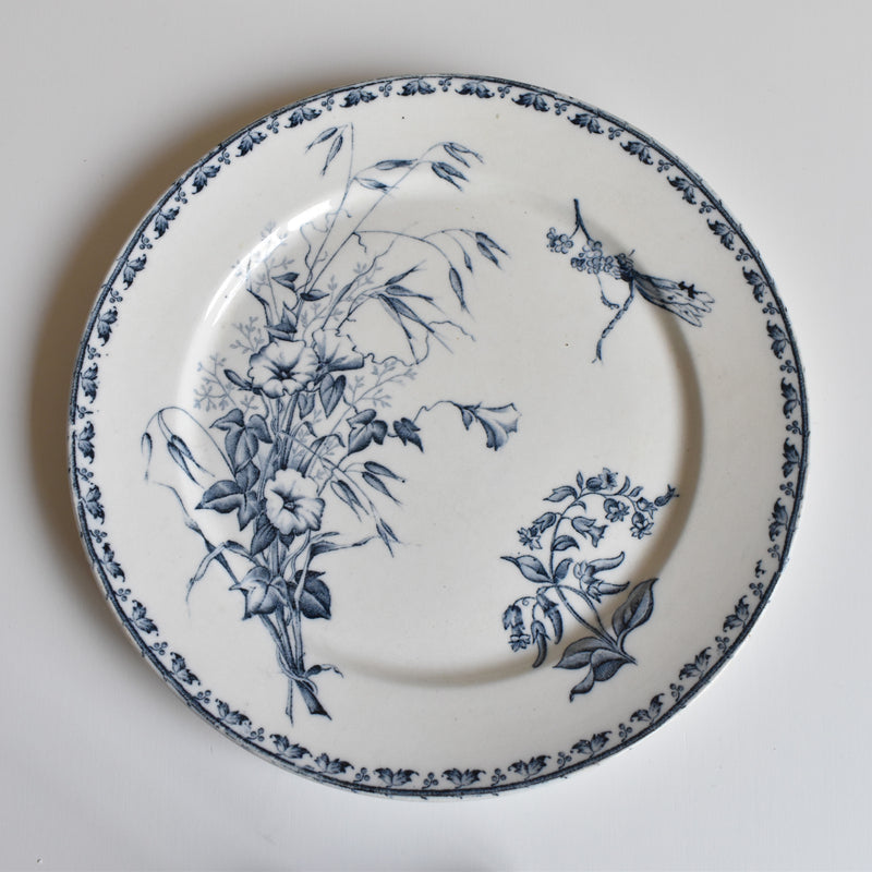Antique Plate, Sarreguemines Carmen