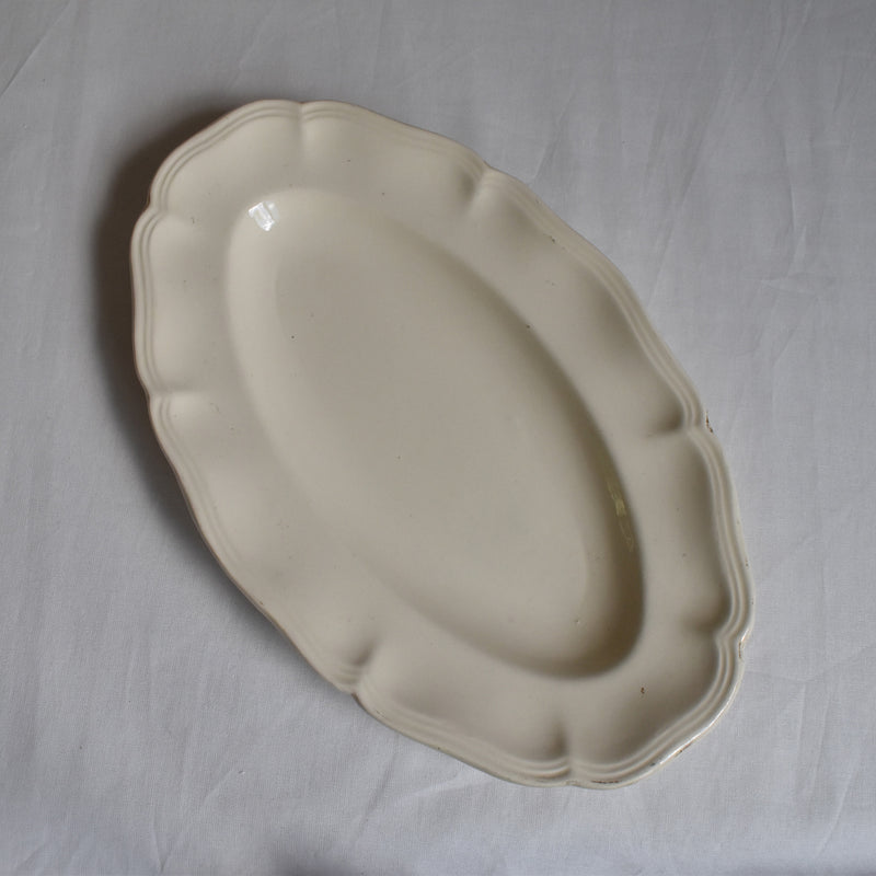 Antique Raviers Sarreguemines Scalloped Edge A
