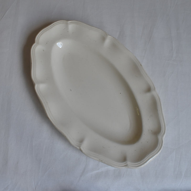 Antique Raviere Sarreguemines Scalloped Edge B