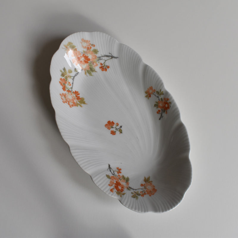 ヴィンテージラヴィエ LeClairリモージュ fleur orange B