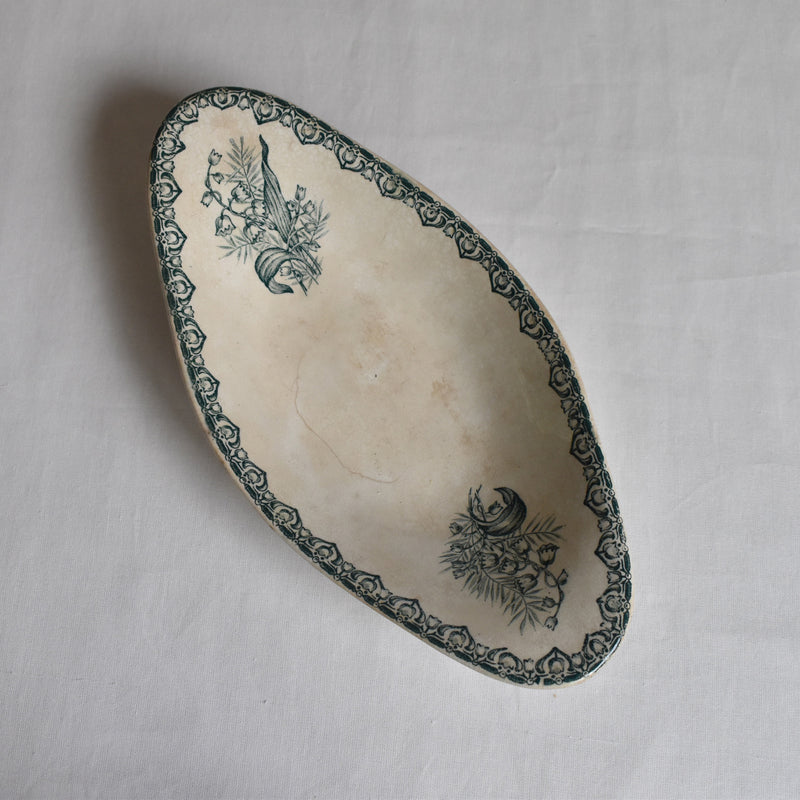 Antique Raviere Saint Amand Dinosaure Muguet