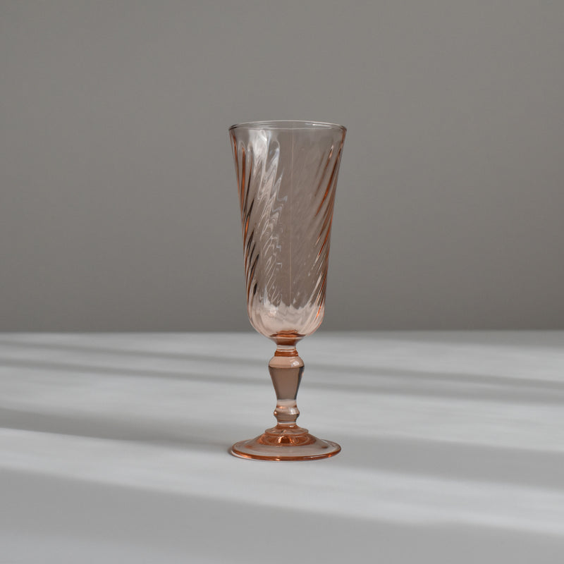 ヴィンテージシャンパングラス rosaline