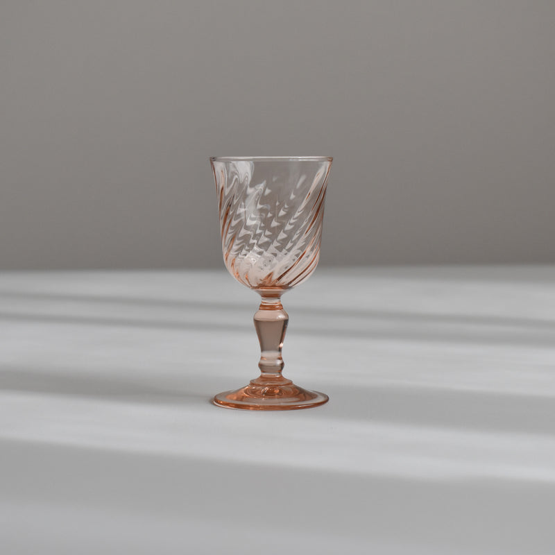 Vintage Rosaline Liqueur Glass