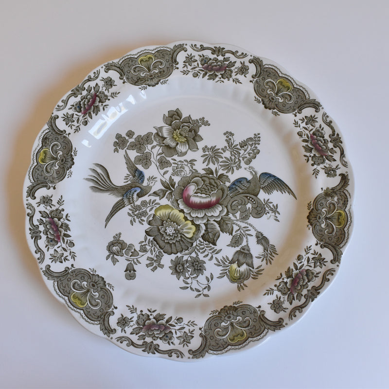Vintage Large Plate Staffordshire Windsor A