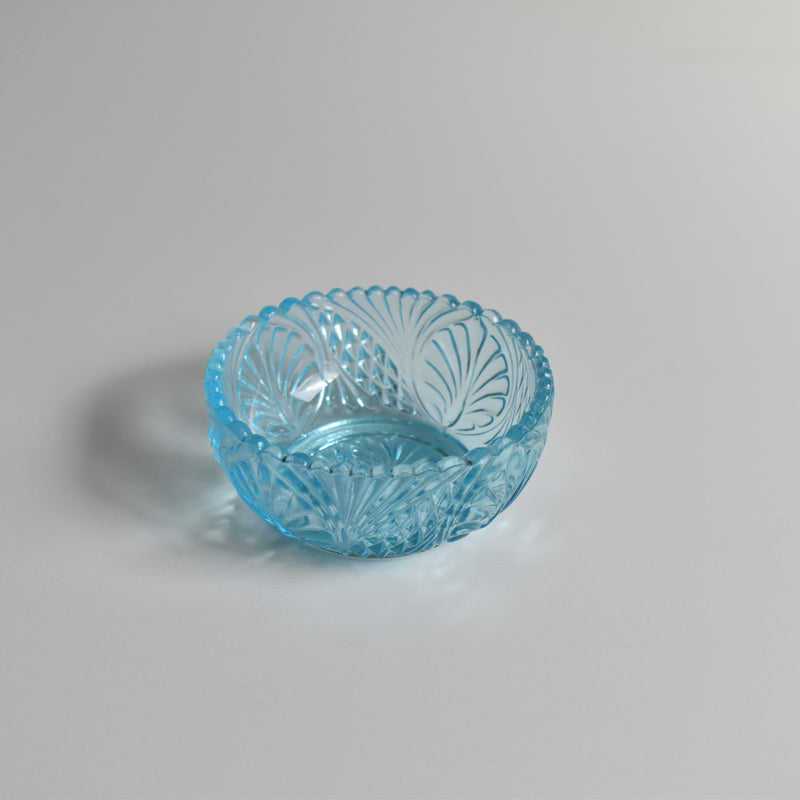 Vintage Blue Glass Salt Shaker - Verdi