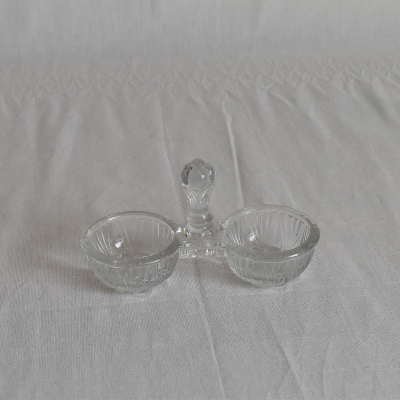 アンティーク　クリスタル　ソルト＆ペッパー PORTIEUX