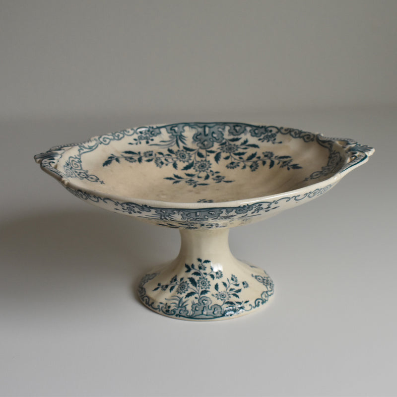 Antique Compotier Sarreguemines Moscou