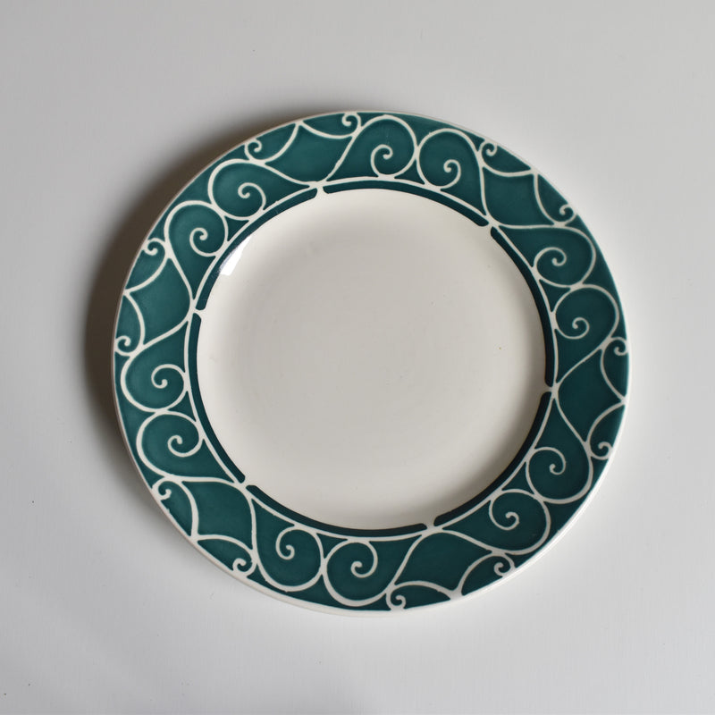 Vintage Dessert Plate Digoin & Sarreguemines Alain D
