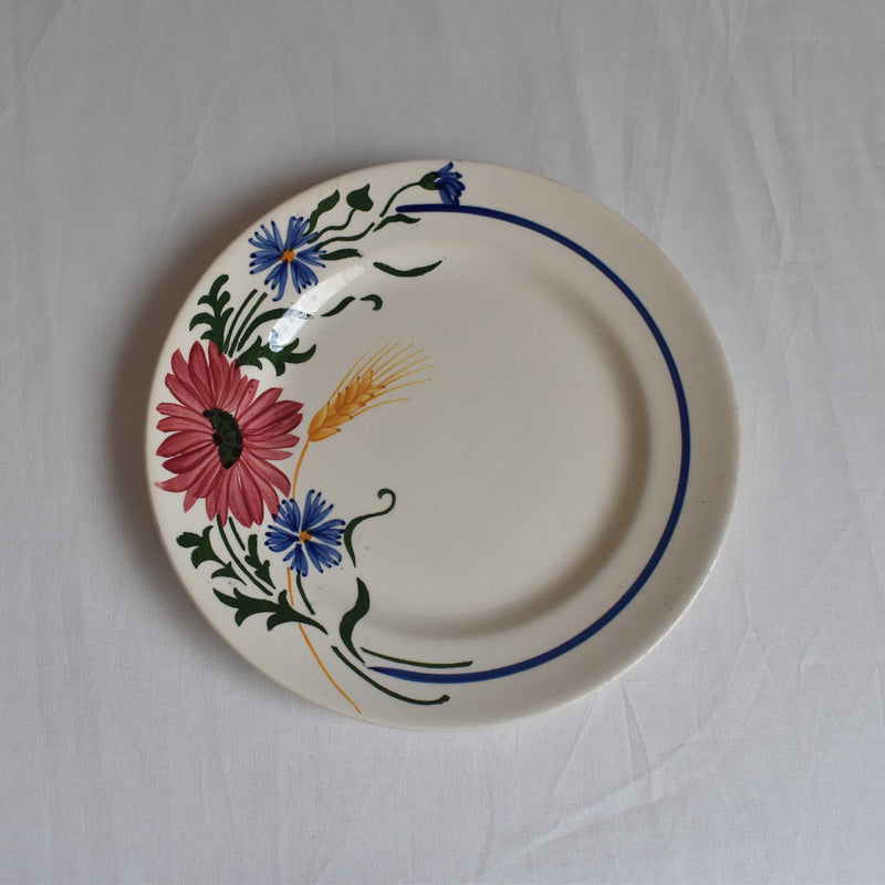 Vintage Dessert Plate Sarreguemines Messidor B
