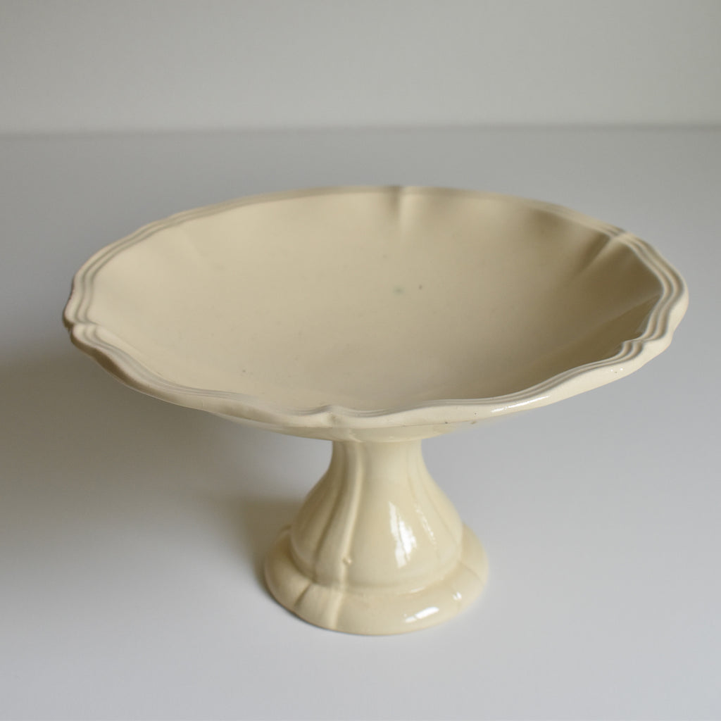 蚤の市　フランスアンティーク　サルグミンヌ　花リム　コンポティエ ヴィンテージコンポティエ サルグミンヌ 花リム — Loane Interior