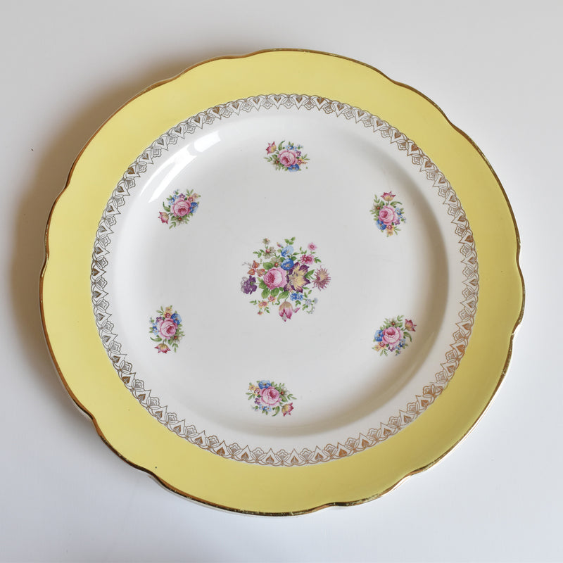Vintage Large Plate - Digoin & Sarreguemines Graziella