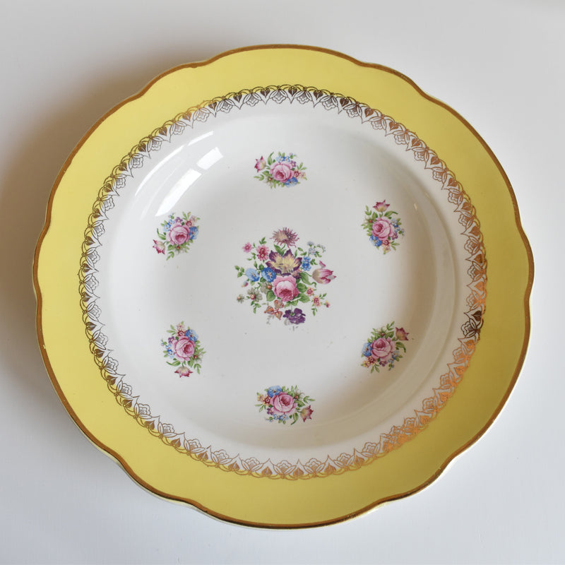Vintage Deep Plate Digoin & Sarreguemines Graziella B
