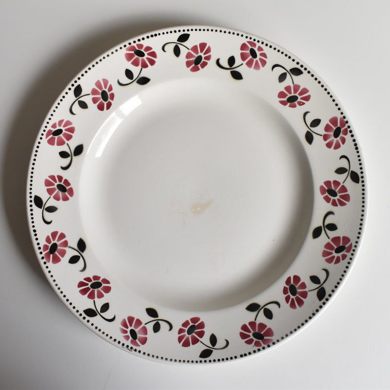 Vintage Large Plate, Digoin & Sarreguemines Rialto, 30.5cm