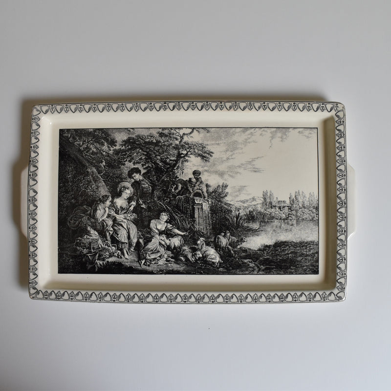 Antique U&C Sarreguemines Tray