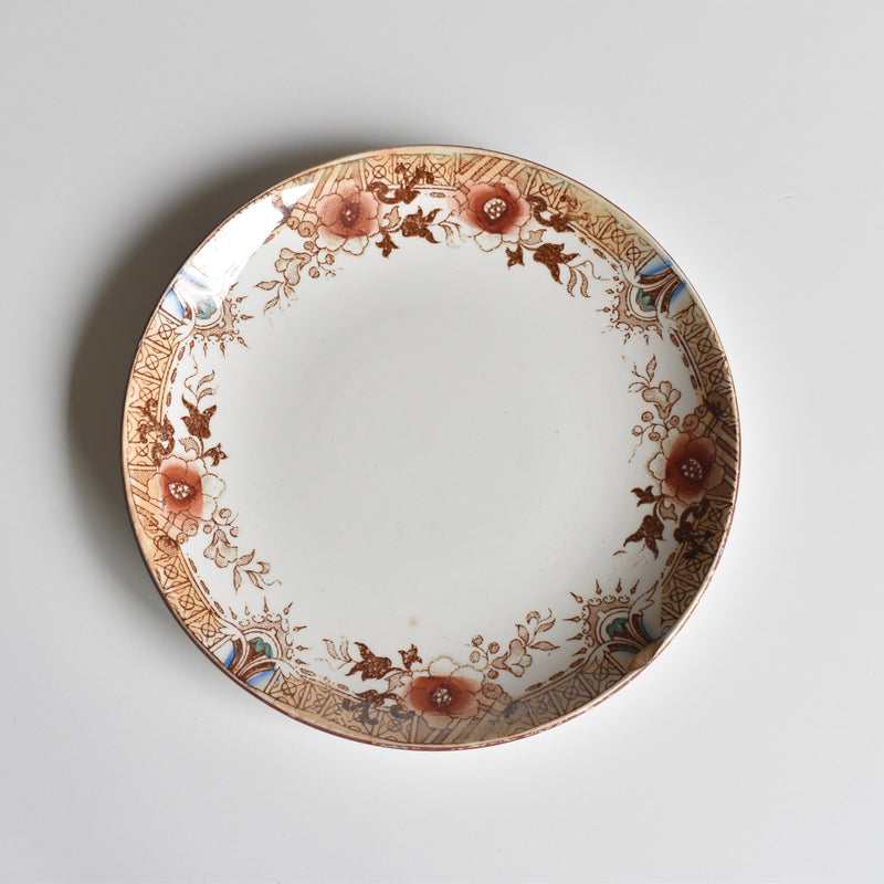 Antique saucer, Sarreguemines Kyoto B