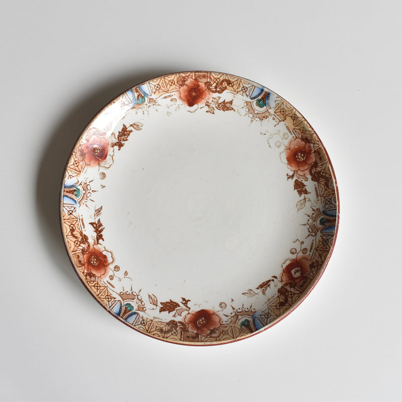 Antique saucer Sarreguemines Kyoto E