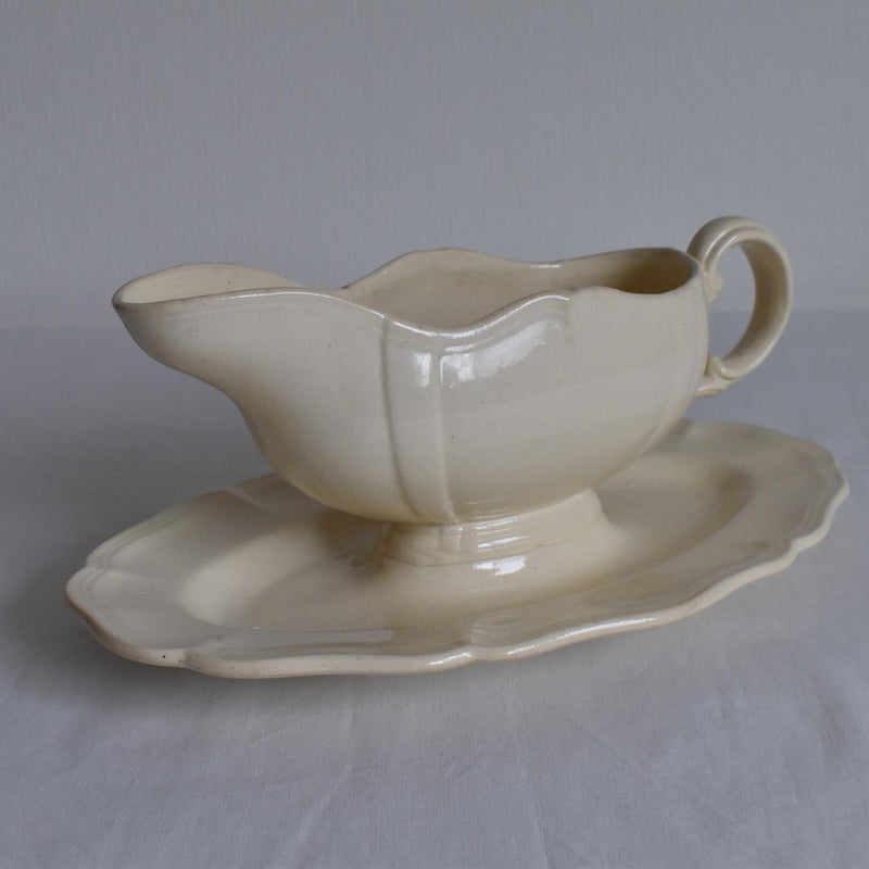 Antique Digoin & Sarreguemines Sauce Boat