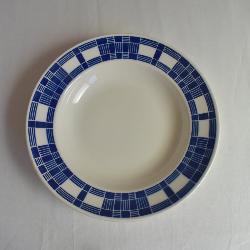 Antique deep dish Badonviller Aurore C
