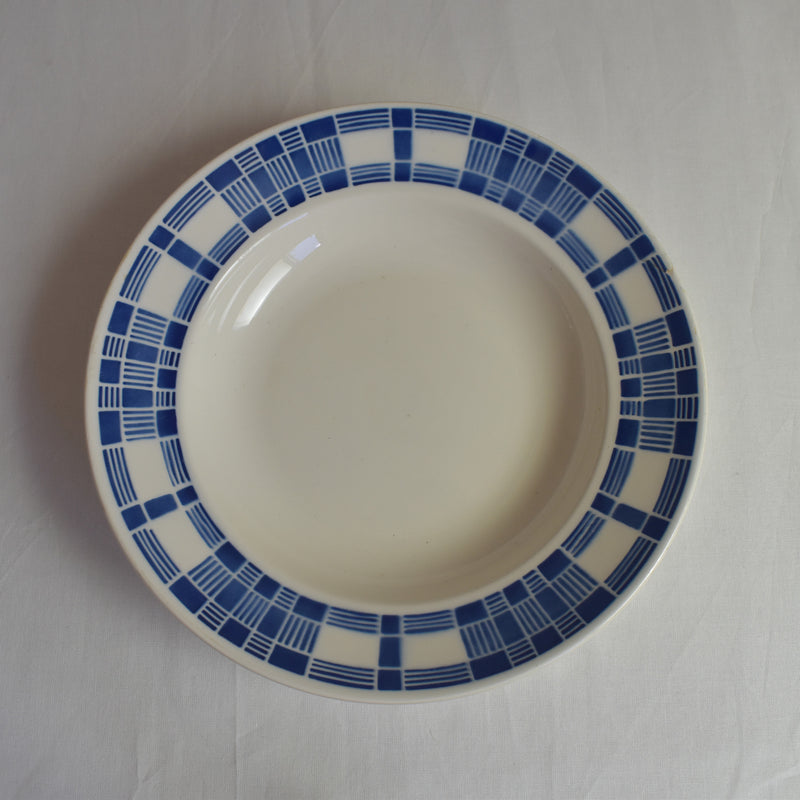 Antique Deep Plate Badonviller Aurore G