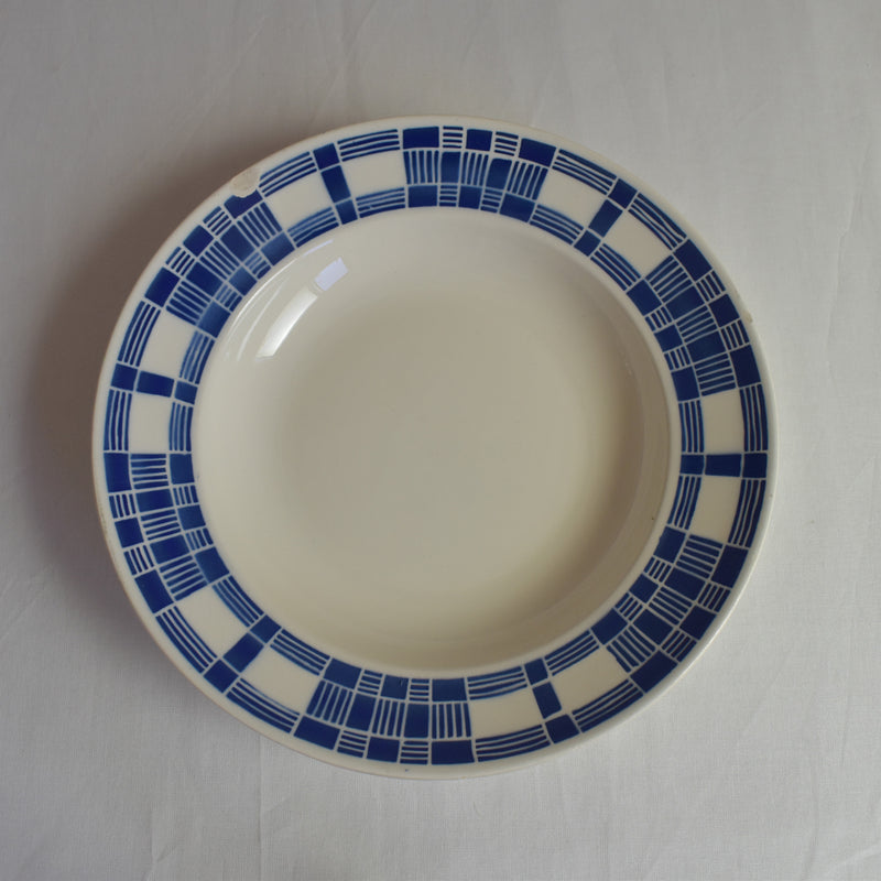 Antique Deep Plate Badonviller Aurore H