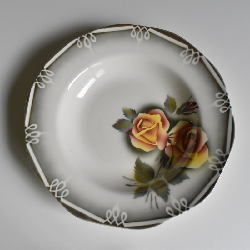 Vintage Deep Plate, Digoin & Sarreguemines, Odile A