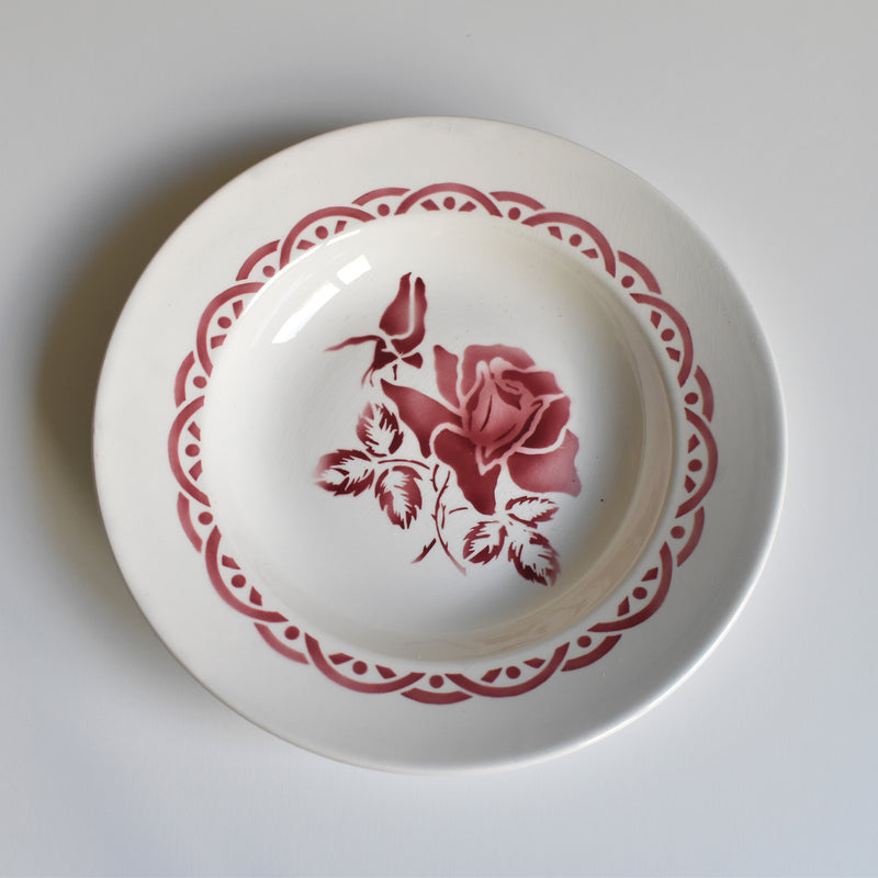 Vintage deep plate Digoin & Sarreguemines Michel A