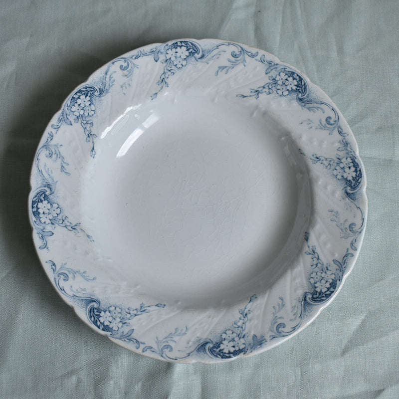 Antique Deep Plate - Lunéville Angèle C