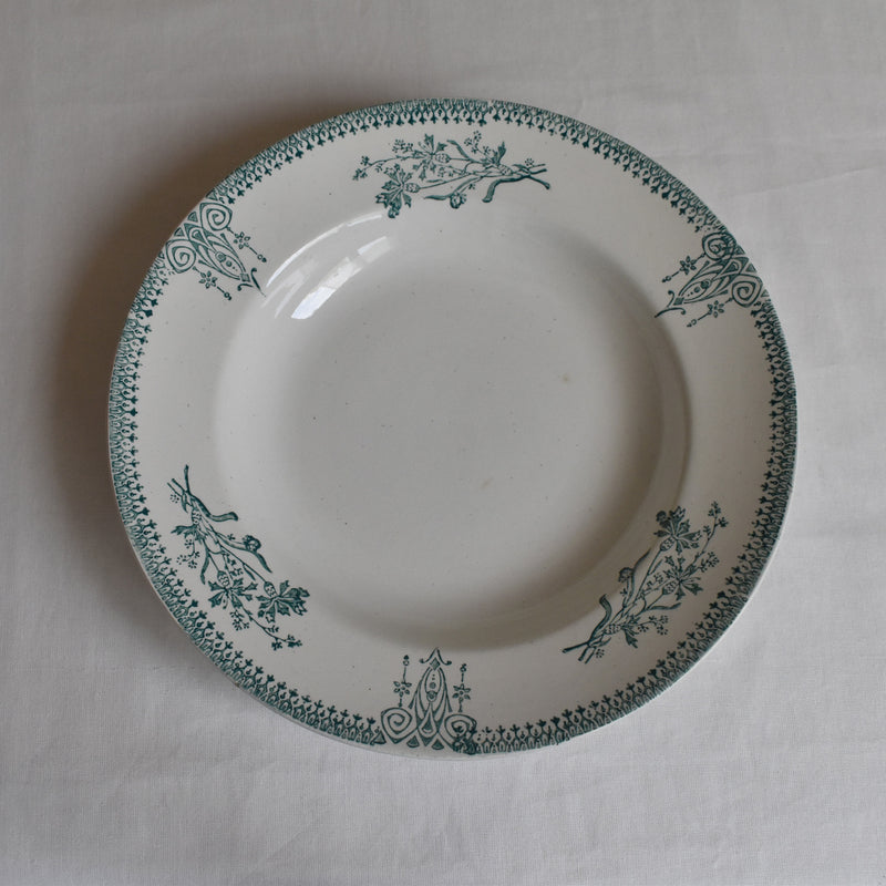 Antique Deep Plate, Saint-Amand 4003 B