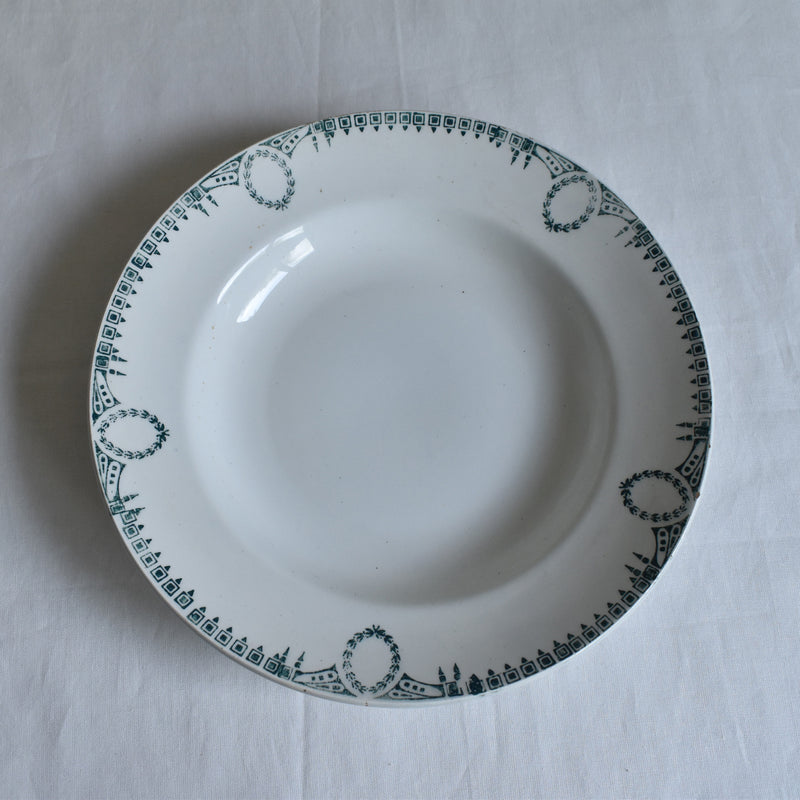 Vintage deep plate Saint-Amand