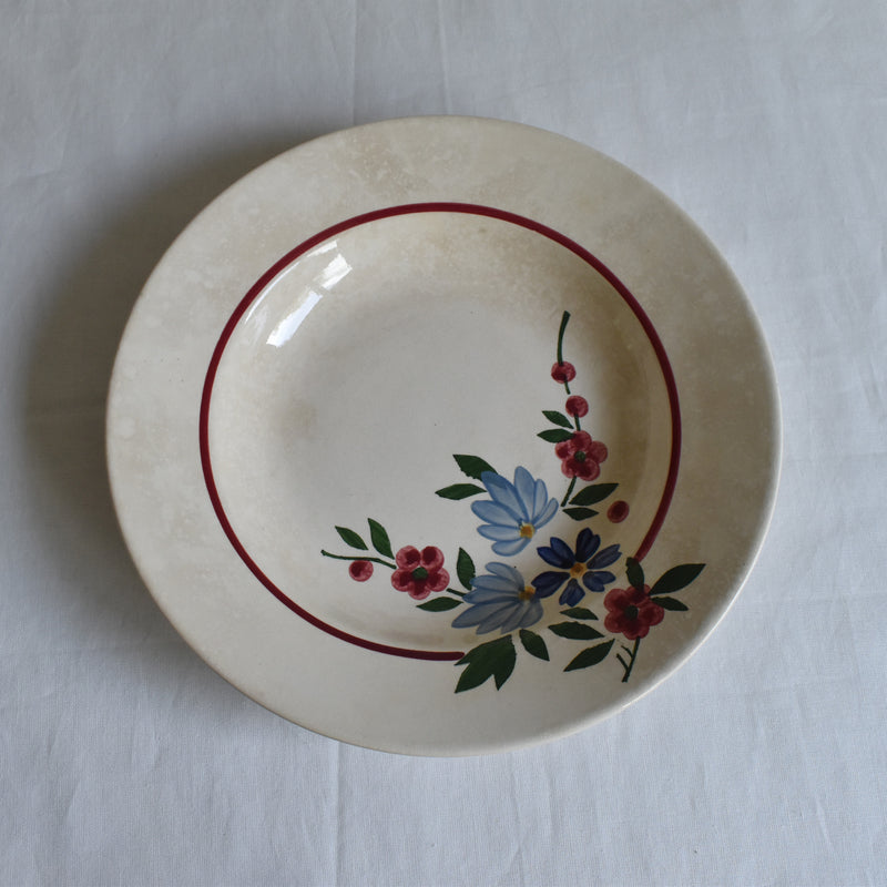 Vintage deep plate Digoin & Sarreguemines Champfleury