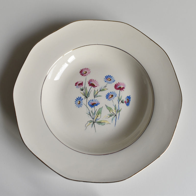 Vintage deep plate Digoin & Sarreguemines Christine C