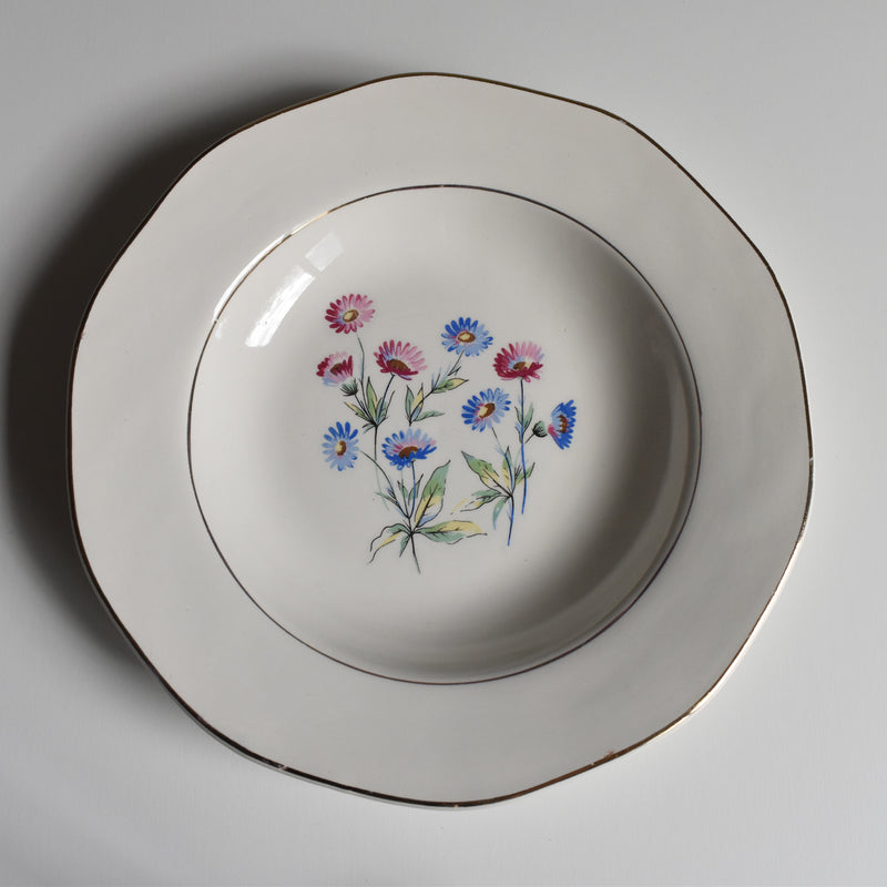 Vintage Deep Plate Digoin & Sarreguemines Christine D