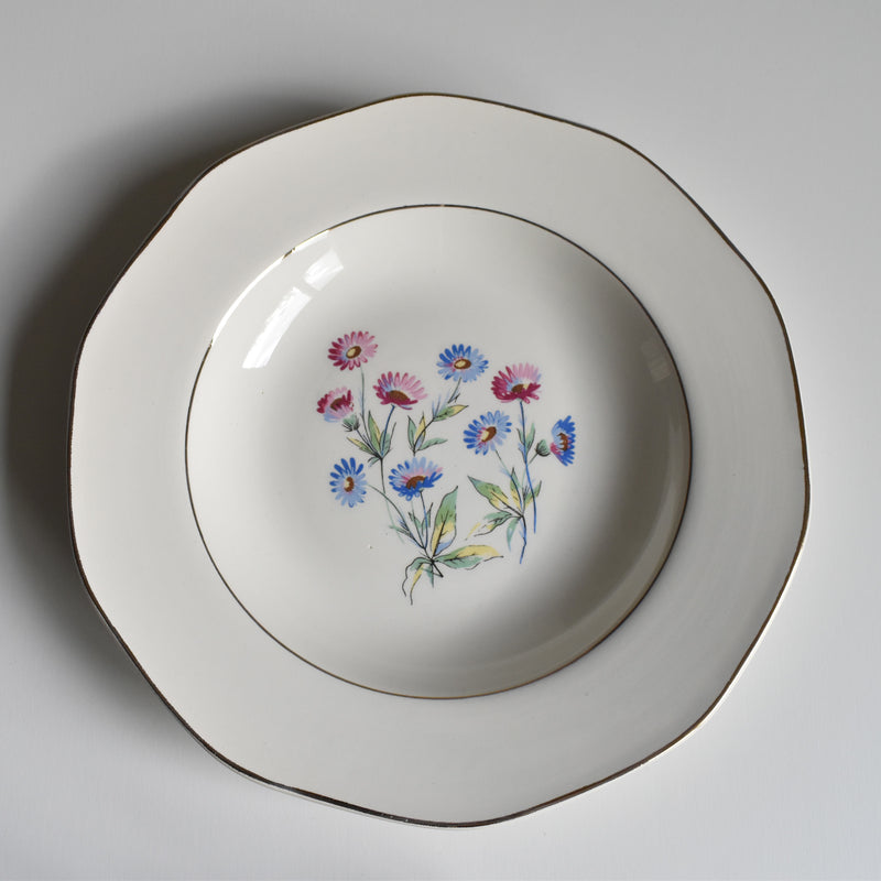 Vintage Deep Plate Digoin & Sarreguemines Christine F