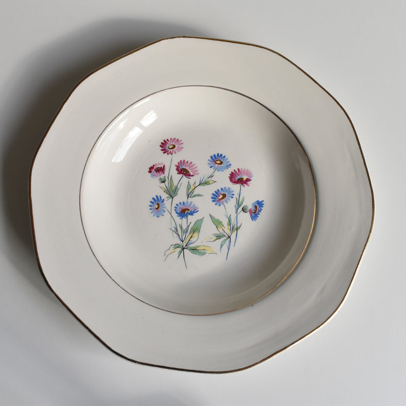 Vintage Deep Plate, Digoin & Sarreguemines "Christine H"