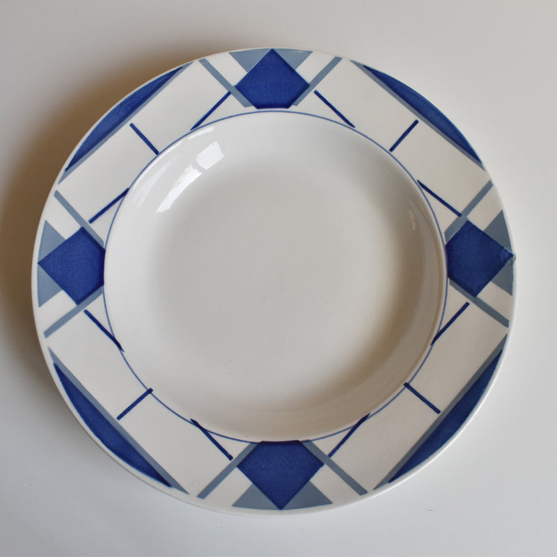 Vintage Deep Plate Digoin & Sarreguemines Efel D