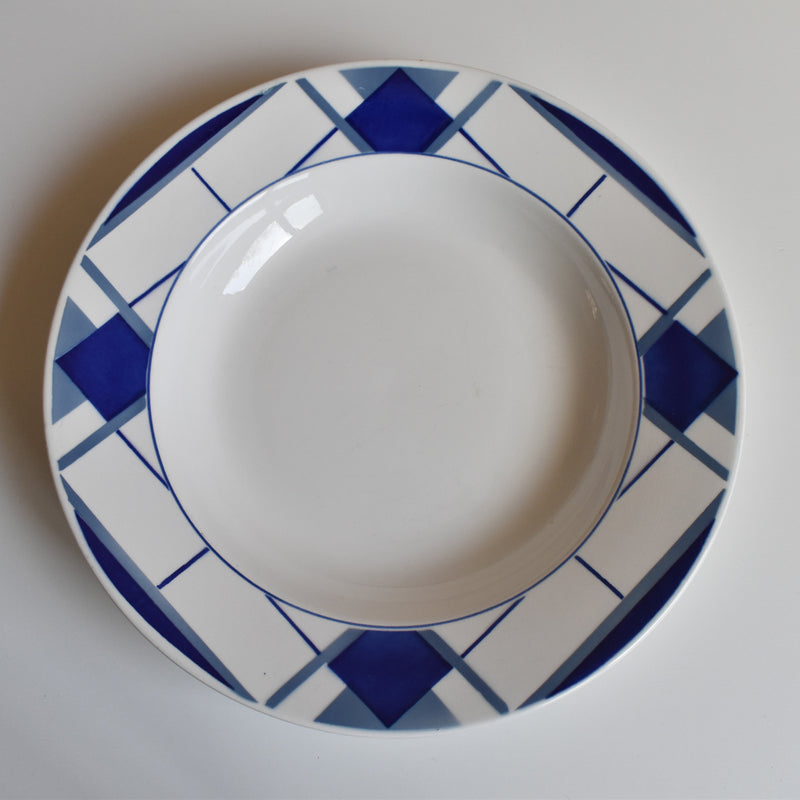 Vintage Deep Plate Digoin & Sarreguemines Efel F