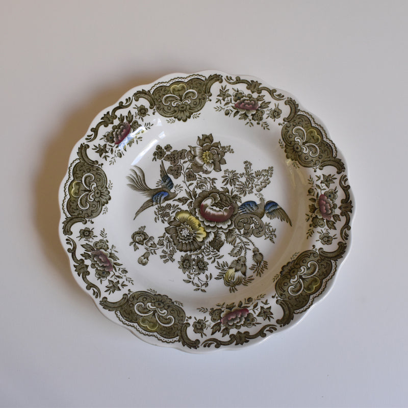 Vintage Deep Plate, Staffordshire Windsor A