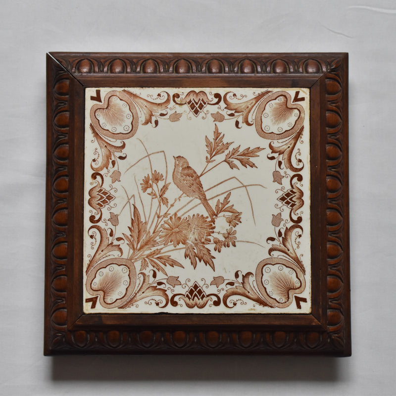 Antique Tile Trivet: Le Favori
