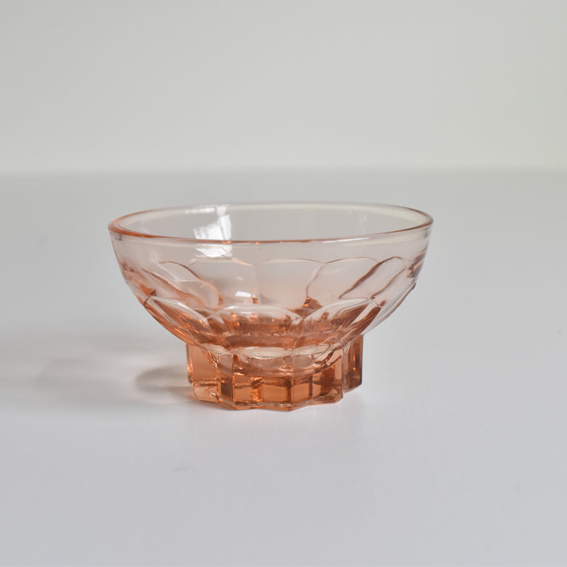 Vintage Pink Glass Verin