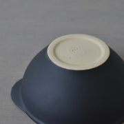 ディゴワン　カフェオレボウル　ブルー　裏ロゴ