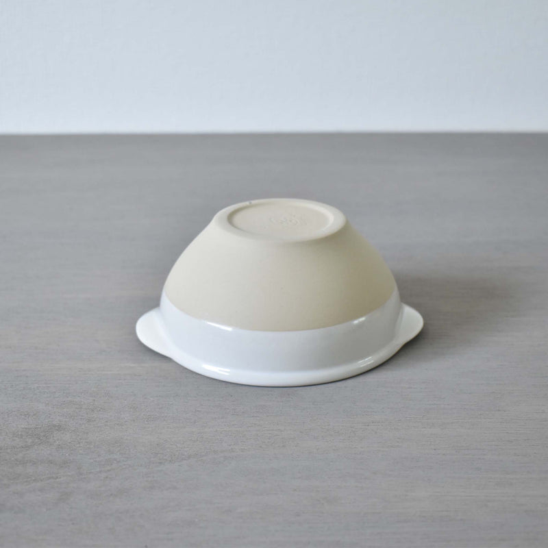 ディゴワン　カフェオレボウル　白　底