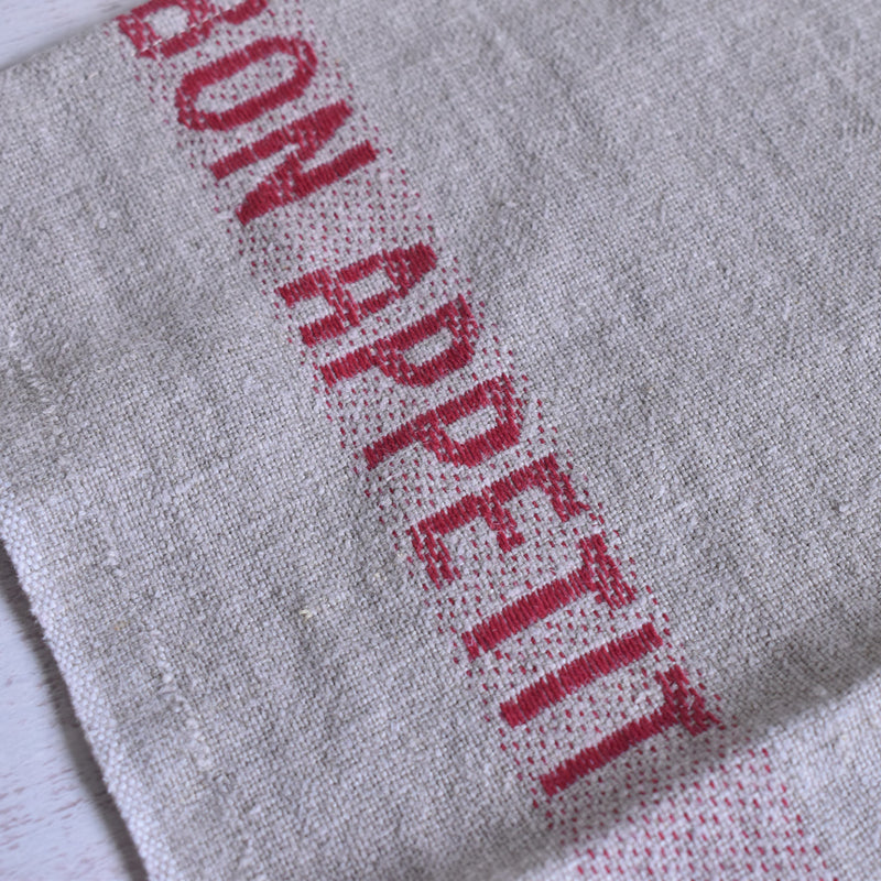 プレイスマット　BON APPETIT レッド