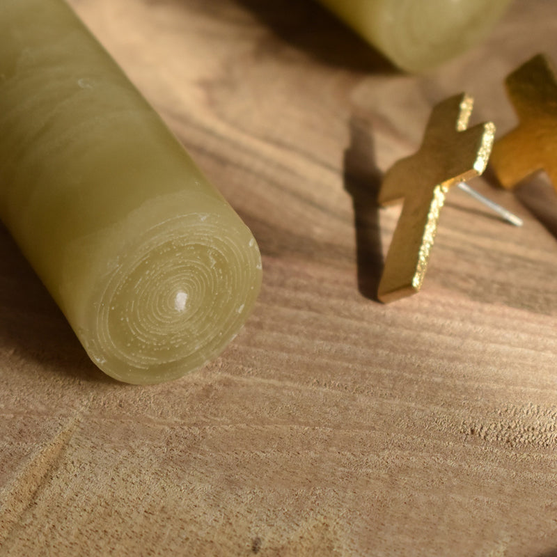 シエルジュコニック　（テーパーキャンドル）　20cm Lin（リネン）