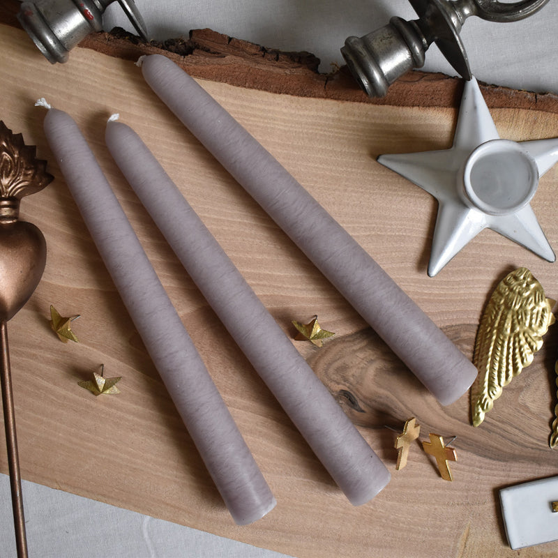 シエルジュコニック　（テーパーキャンドル）　20cm Gris（グレー）