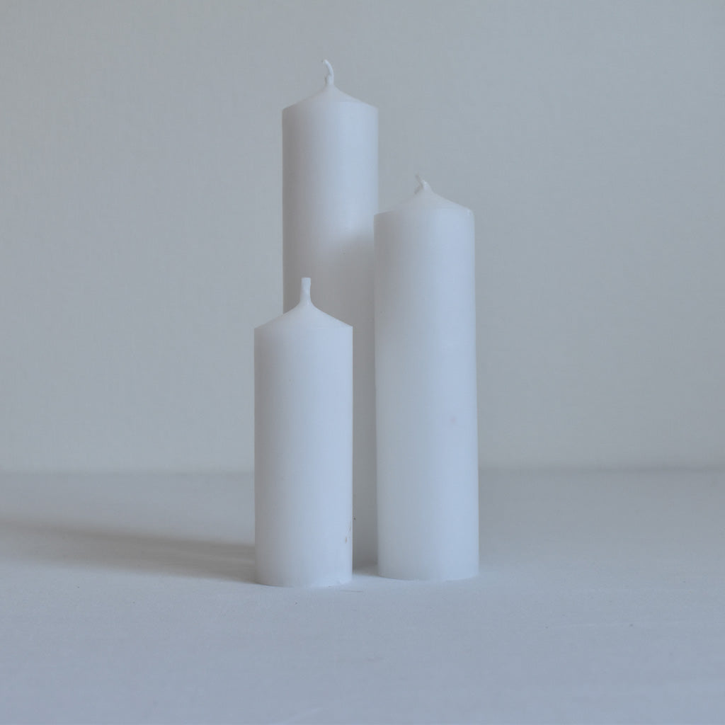 シエルジュ（キャンドル） 直径4㎝ Blanc — Loane Interior