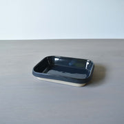 ディゴワン　グラタン皿　ブルーニュイ　斜め1